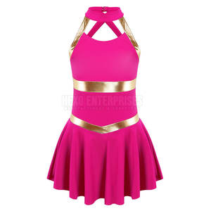 Haute qualité séchage rapide femmes Cheerleading uniforme léger couleur unie Cheerleading uniforme - Product Image 1