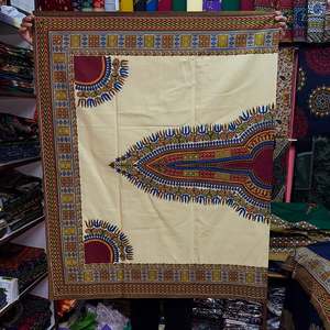 Traditional African Khanga Wax Print Cotton <b>Fabric</b> for Clothing and Crafts by Hitjem Export Island Supplier - Product Image 4