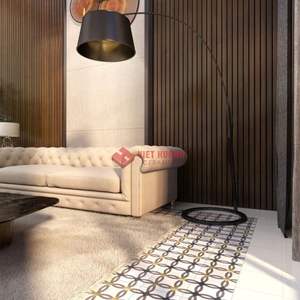 Carrelage en ciment 200x200 avec des motifs géométriques faits à la main inspirés de l'art traditionnel marocain. - Product Image 2