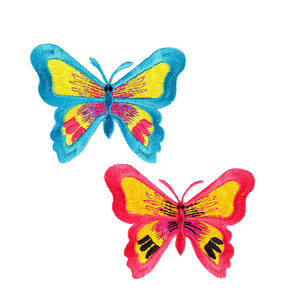 Wholesale Custom Stitch Logo Embroidery Patches Best Iron Patches Sale Personalized Fashion Design Fabric Material <b>Cheap</b> Price - Product Image 3