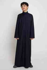 Jubba Thobe para Hombre con Cuello Redondo, Tela Suave, Talla Grande, para Todas las Temporadas, Diseño Más Reciente de 2025, Precio de Fábrica, MOQ Bajo - Product Image 5