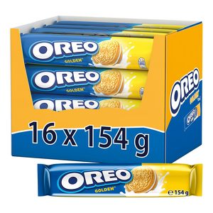 Oreo Gold Sandwich <b>Biscuits</b> 79P 154g (Pack of 16 x 154g) - Product Image 3