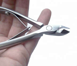 Pinza profesional duradera de acero inoxidable para uñas, herramienta de aseo para cutículas, apertura de mandíbula ancha recta, portátil de alta calidad - Product Image 4