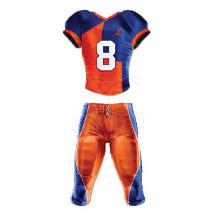 Stretchable Breathable American <b>Football</b> Uniform Reinforced Seam <b>Football</b> Uniform Designed For Players American <b>Football</b> Uniform - Product Image 1