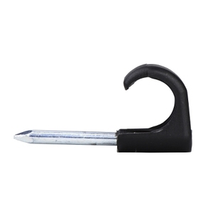 Para SCHNEIDER ELECTRIC 2042041 Thorsman Nail Clip TC 10...14 mm 2.5/30/17 Negro Juego de 100 clips para cables - Product Image 1