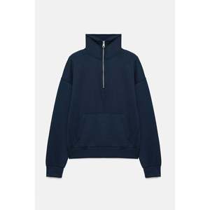 Sudadera Diaria de Modal con Media Cremallera - Product Image 6