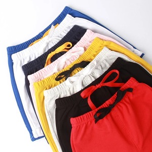Offre Spéciale bébé solide enfants pantalons enfants pantalons garçons filles été plage coton Shorts adolescent vêtements détail sport Shorts - Product Image 1