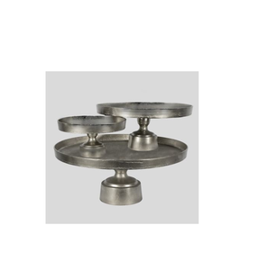 ขาตั้งเค้กอลูมิเนียมพร้อมเหล็กเคลือบเงาสีทองและกำหนดขนาดได้เอง - Product Image 2