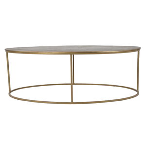 Nouveau design de meubles de table en métal Table basse faite à la main d'excellente qualité Table centrale ovale à faible hauteur pour le salon - Product Image 3