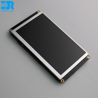 HAORAN Modul LCD TFT 5 Inci Papan Mikrokontroler STM32 Resolusi 800X480 Konektor 4-Pin Antarmuka USB/TTL Lampu Latar 12-LED