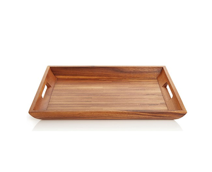 ถาดไม้คลาสสิกสำหรับใช้ในห้องครัวถาดไม้เสิร์ฟสำหรับใช้ในบ้านและโรงแรม - Product Image 2