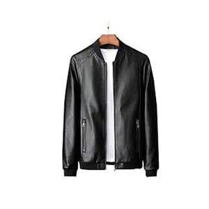 Chaqueta de Cuero Genuino para Hombre, Estilo Motociclista, Corte Ajustado - Product Image 6