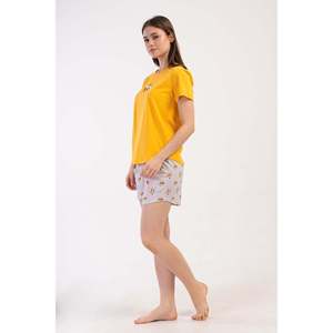KADIN P.SUPREM O YAKA KISA KOL ETEGI OVAL SORT TAKIM - ฮาร์ดัล - ฮาร์ดัล - Product Image 2
