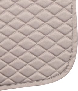 Logo kustom Dressage berkuda sadel Pad bahasa Inggris kulit domba persegi lapisan katun busa bantalan kualitas tinggi Suede - Product Image 4