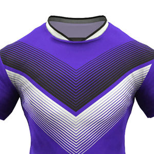 Nouveauté, vêtements de rugby 100% polyester, design respirant et prix de gros, ensemble uniforme de rugby imprimé par sublimation - Product Image 4