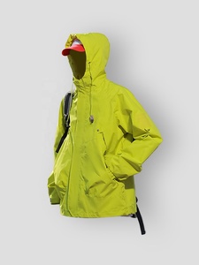 Unisex <b>Lightweight</b> Nylon Polyester Windbreaker <b>Jacket</b> Waterproof with Hood Windproof Stand Collar Zipper Closure and Pockets - Product Image 4