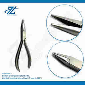 Catalogue de prothèses manuelles de pinces orthodontiques Instrument en acier inoxydable de haute qualité Fabricant d'instruments dentaires Pakistan - Product Image 4