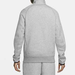 Sweat à capuche d'hiver personnalisé en molleton technique pour homme, OEM, haute qualité, streetwear, séchage rapide, respirant, uni, avec poche - Product Image 6