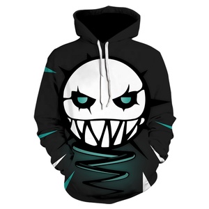 เสื้อมีฮู้ดสำหรับผู้ชายเสื้อมีฮู้ดพิมพ์ลายการ์ตูนมีกระเป๋า3D - Product Image 3