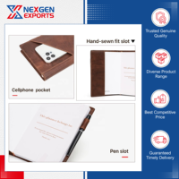 Nexgen Exports – Housse de Bible en cuir de qualité supérieure au design moderne, personnalisable (taille, logo, couleurs multiples), idéale pour les acheteurs en gros et cadeaux
