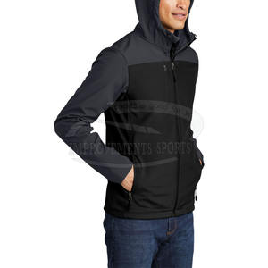 Chaqueta Softshell personalizada de alta calidad para invierno, correr, senderismo, impermeable, con capucha, teñido liso, estilo callejero hecho en Pakistán - Product Image 5