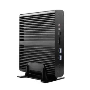 Partaker B2 lüfterloser Mini-PC Win 11 Linux Barebone Max 16 GB RAM Unterstützung WLAN HDMI