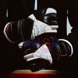 Gants de gardien de but de football en cuir respirant antidérapant, vente chaude, gants de gardien de but d'équipe de football, gants de gardien de but personnalisés - Product Image 5