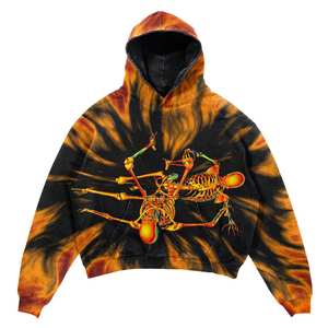 เสื้อฮู้ดตัวครอปซีดจางสำหรับผู้ชายและผู้หญิงผ้าฝ้าย100% วินเทจ460gsm - Product Image 5