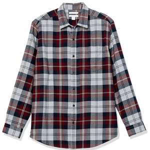 Camisa de bolsillo de franela a cuadros de contraste suave cálido de alta calidad - Product Image 3