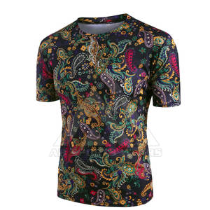 T-shirts de bonne qualité pour hommes T-shirts de bonne qualité à manches courtes 2025 Best Design Sublimation T-Shirts - Product Image 3