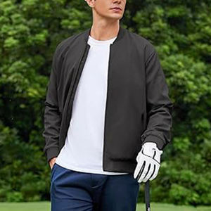 Vestes de bombardier de vol à fermeture éclair softshell épaisses personnalisées pour hommes, vêtements de sport chauds et décontractés pour la randonnée en plein air et le jogging, support respirant - Product Image 4