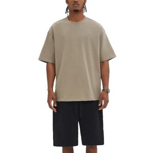 T-shirts surdimensionnés pour hommes OEM 100% coton, impression numérique graphique sérigraphie complète - Product Image 2