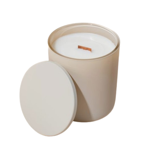 Fabricant de récipients à bougies en métal Pot à bougie en cire de soja parfumé unique disponible à la main avec couvercles Pot à bougie rond en métal - Product Image 3