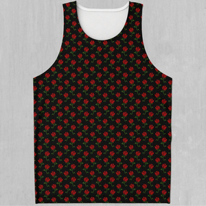 <b>Men's</b> 100% Polyester Sleeveless Tank Top Casual Hip Hop Style Breathable Beach Gym <b>Singlets</b> with Seaside Sublimation Print - Product Image 1