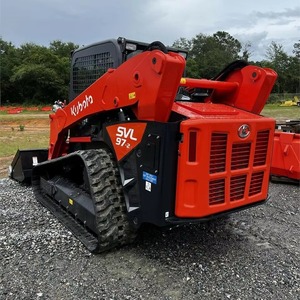 Chargeuse compacte Kubota SVL97 2 avec attache broyeur forestier, mini-chargeuse frontale avec attache broyeur - Product Image 2