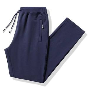 Pantalon de survêtement vierge de couleur unie pantalon de survêtement décontracté Fitness pantalon de jogging élastique attend avec cordon de serrage pantalon de survêtement personnalisé vente en ligne - Product Image 6