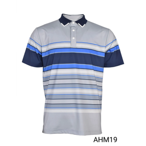 Handee เสื้อกอล์ฟผู้ชายระบายอากาศ, เสื้อ100% โพลีเอสเตอร์ถัก-SC xanh - Product Image 1
