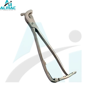 ALMAC Venta caliente Instrumentos quirúrgicos veterinarios Serra Emasculator con trinquete Triple Crush Pinzas de acero inoxidable Soporte de aguja - Product Image 1