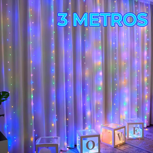 Cadena de Luces LED RGB de 3 Metros con Cable de Cobre para Iluminación de Fiestas - Product Image 4