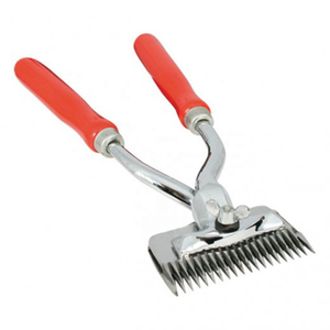 Tondeuse manuelle en acier inoxydable pour animaux de compagnie Instrument vétérinaire tendance Tondeuse de toilettage pour chats et chiens Rasoir Peigne Tondeuse à sabots - Product Image 1