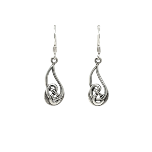 Estilo Celta. Pendientes de plata 925 1,25 pulgadas de gancho - Product Image 2