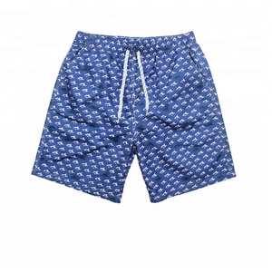 Short de plage vierge multicolore avec logo personnalisé pour hommes Short de surf pour hommes Short de bain pour hommes Vente en gros Expédition DDP - Product Image 1