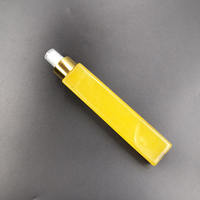 Bouteille rectangulaire en plastique PET personnalisée de 130 ml avec pulvérisateur à pompe, impression sérigraphique, emballage pour spray d'alcool, savon liquide, lotion, E-088