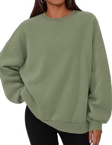 Suéter de Manga Larga con Cuello Redondo para Mujer - Product Image 1