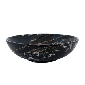 Frutero de Mármol Blanco Gris con Remolino, Hecho a Mano, Moderno, Minimalista, de Lujo, con Textura Retorcida, Tallado en Piedra, para Servir Frutas, Decoración de Mesa - Product Image 3