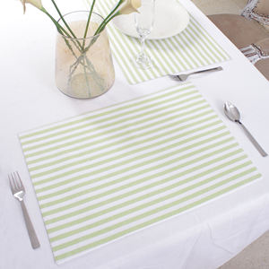 แผ่นรองโต๊ะอาหารผ้าฝ้าย 100% - ลายเขียว - Product Image 5