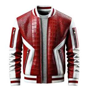 Veste de moto en cuir de peau de vache d'hiver pour hommes directe d'usine avec capuche et col montant tissu léger décoratif grande valeur! - Product Image 5