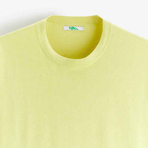 Vente en gros de nouveau 100% coton 280gsm T-Shirt de haute qualité été hommes col rond grande taille à manches courtes logo personnalisé plaine Worest - Product Image 2