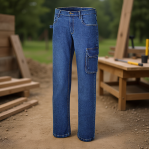 Stretch <b>Work</b> <b>Jeans</b> for Boys Comfortable Pants & Trousers - Product Image 3