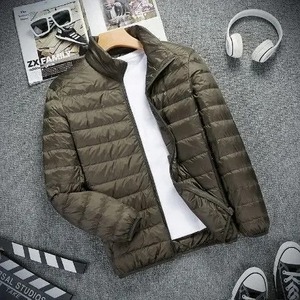 Abrigo acolchado para hombre, Parkas cortas acolchadas ligeras, chaquetas de invierno para hombre, promoción, reseñas coreanas, Muchas prendas 2024 - Product Image 6
